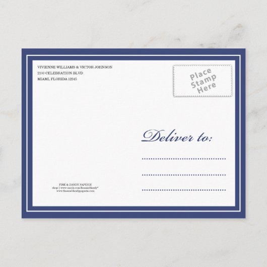 NAVY BLUE-AFFAIRE | SLA DE DATUM VAN AANKONDIGING  (Achterkant)