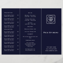 Navy Blue Afhaal Logo | Restaurant Branding