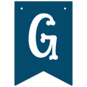 Navy Blue Afstuderen 2023 fotobanner Vlaggetjes (Tweede vlag)