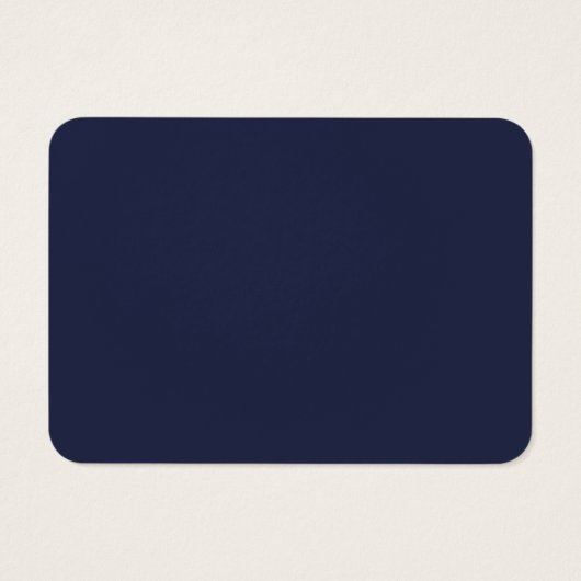 Navy Blue Afstuderen Photo Profile Card Visitekaartje (Achterkant)