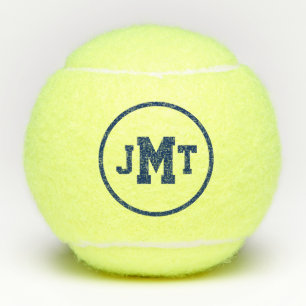 Navy Blue All-American Monogram Tennis Balls Tennisballen