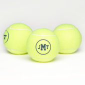 Navy Blue All-American Monogram Tennis Balls Tennisballen (Multi)