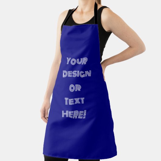  Navy Blue All-Over Print Schort (Insitu)