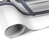 Navy Blue American Football Helmet Cadeaupapier (Rol Hoek)