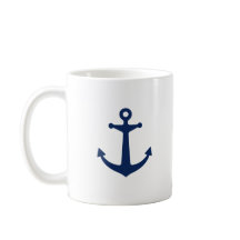 Navy Blue Anchor