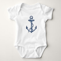Navy Blue Anchor