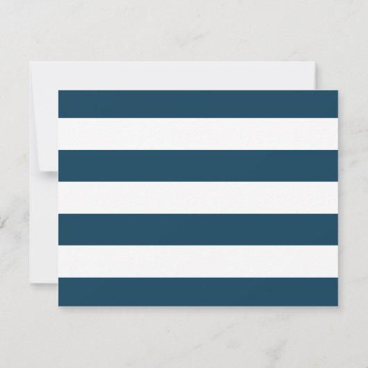 Navy Blue Anchor Stationery Note Kaart Notitiekaartje (Achterkant)