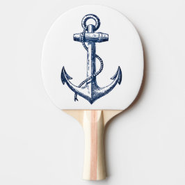 Navy Blue Anchor Tafeltennisbatje