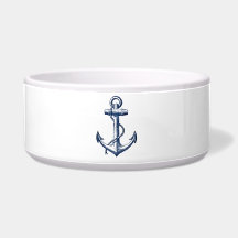 Navy Blue Anchor