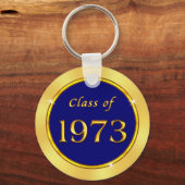 Navy Blue and Gold, Klasse 1973, Party Favors Sleutelhanger (Achterkant)