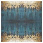 Navy Blue and Gold Modern Boho Seamless Pattern Fa Stof (Swatch)