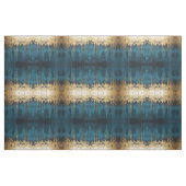 Navy Blue and Gold Modern Boho Seamless Pattern Fa Stof (Fat Quarter)