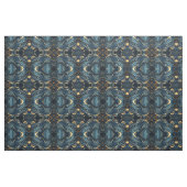 Navy Blue and Gold Modern Boho Seamless Pattern Stof (Fat Quarter)