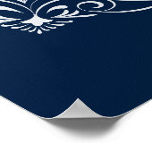 Navy Blue and Gray Modern Welcome Poster 1 of 3 (Hoek)