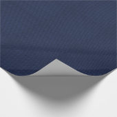 Navy Blue Automotive Carbon Fiber Weave Print Cadeaupapier (Hoek)