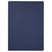 Navy Blue Automotive Carbon Fiber Weave Print Klembord (Achterkant)