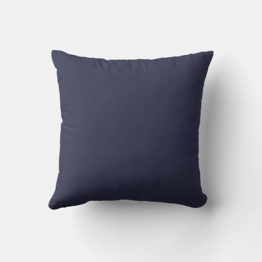 Navy Blue Baby Nursery Birth Stats Pillow Kussen (Achterkant)