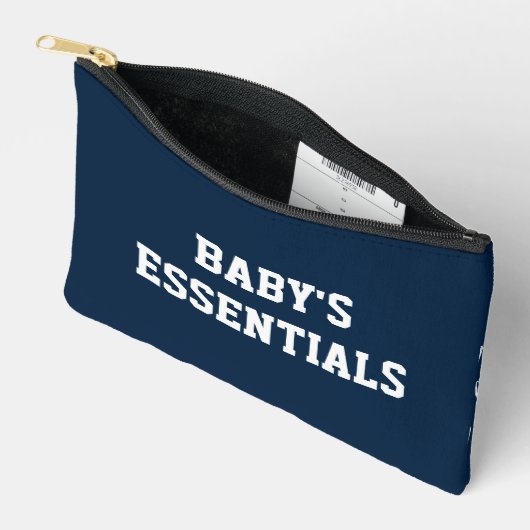 Navy Blue Baby's Essentials Accessoire Tas (Open)