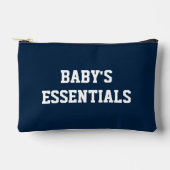 Navy Blue Baby's Essentials Accessoire Tas (Voorkant)