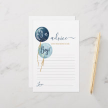 Navy Blue balloons boy Advocate voor moeder om kaa