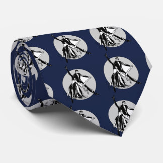 Navy Blue Ballroom Dancing Stropdas