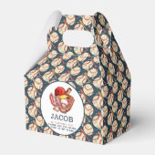 Navy Blue Baseball Kids Verjaardagsfeest Waterverf Bedankdoosjes (Voorkant Zijde)