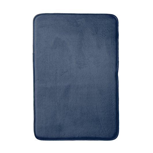 Navy Blue Bath Mat (Voorkant Verticaal)