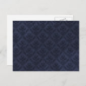 Navy Blue  behang Briefkaart (Voorkant / Achterkant)