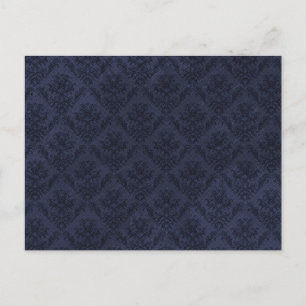 Navy Blue  behang Briefkaart