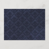 Navy Blue  behang Briefkaart (Voorkant)