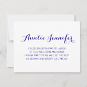 Navy Blue, ben je mijn god voorstel? Kaart (Voorkant)