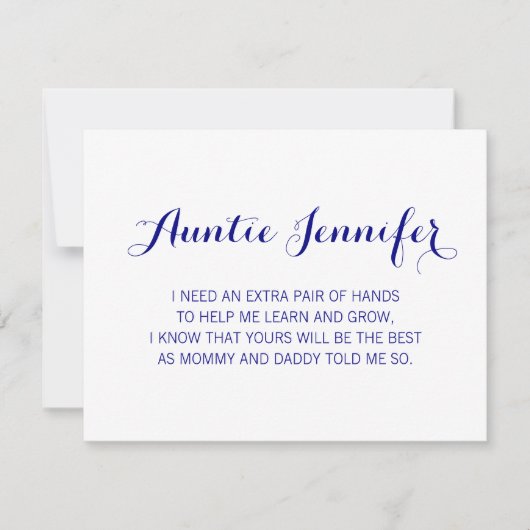 Navy Blue, ben je mijn god voorstel? Kaart (Voorkant)