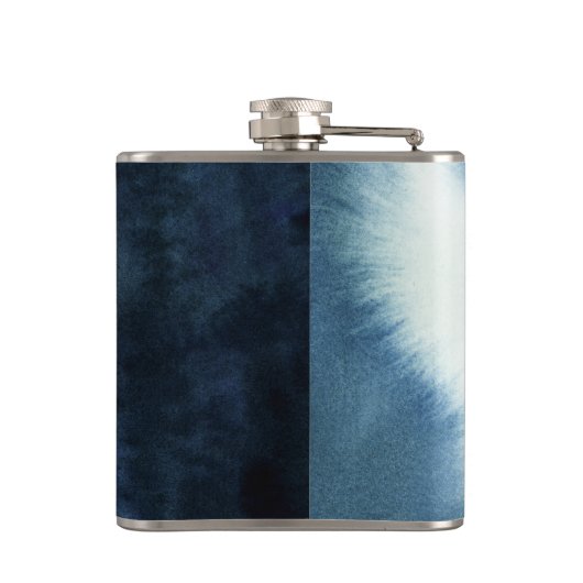 Navy Blue Best Man Wedding Heupfles (Achterkant)