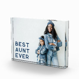 Navy Blue Beste Tante Ooit Fotoblokken