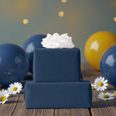 Navy Blue Birthday Cadeaupapier
