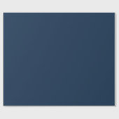 Navy Blue Birthday Cadeaupapier (Vlak)
