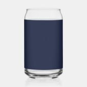 Navy Blue Blikvorm Glas (Achterkant)