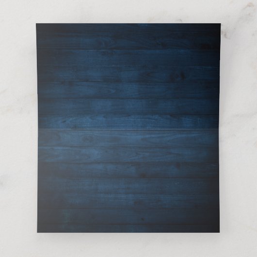 Navy Blue Blush Burgundy Gold Geometric Weddenscha Plaatskaartje (Binnenkant ongevouwen)