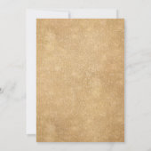 Navy Blue Blush Pink Brunch met de nieuwe poten in Kaart (Achterkant)