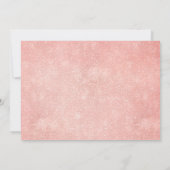 Navy Blue Blush Pink Rose Boho Vrijgezellenfeest Kaart (Achterkant)