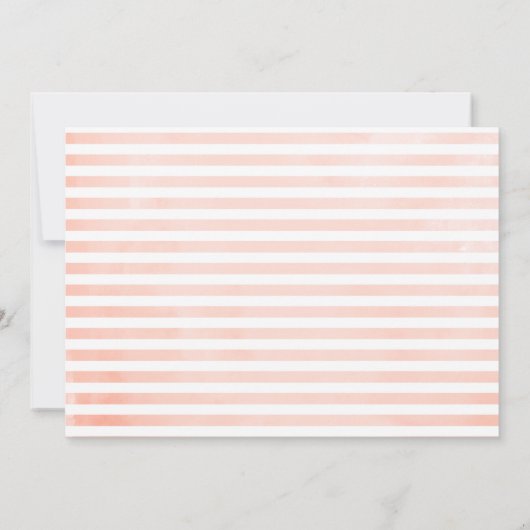 Navy Blue Blush Pink Rose Boho Wedding Save The Date (Achterkant)