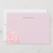Navy Blue Blush Rosegold Wedding Budget (Achterkant)