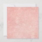 Navy Blue Blush Waterverf Floral Vrijgezellenfeest Kaart (Achterkant)