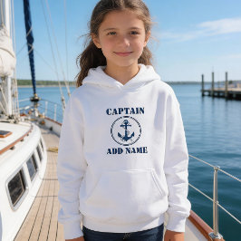 Navy Blue Boat Anchor met Rope & Name/Rank