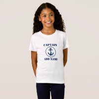 Navy Blue Boat Anchor met Rope & Name/Rank