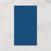 Navy Blue Boeken Voor Baby Verzoek Informatiekaartje (Achterkant)