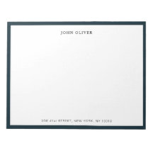 Navy blue border Business Formal