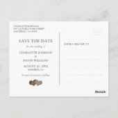 Navy Blue Bourgogne Blush Roze Bloemen Huwelijksfo Briefkaart (Achterkant)