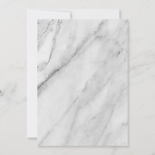 Navy Blue Boy Marble Baptism Kaart (Achterkant)