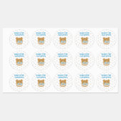 Navy Blue Boy stemmen Baby Bet onthullen Party Sti Labels (Vel)